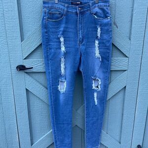 Fashion Nova ultra high rise skinny jeans